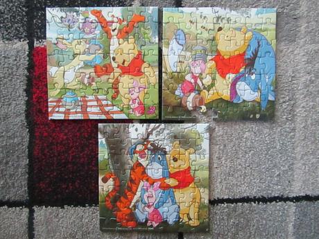 Puzzle ravensburger disney-medvídek pú,oslík, tygr, 