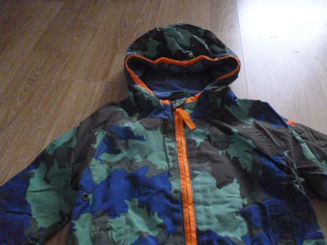 Maskáčová bunda vel. 1,5-3 roky, 92