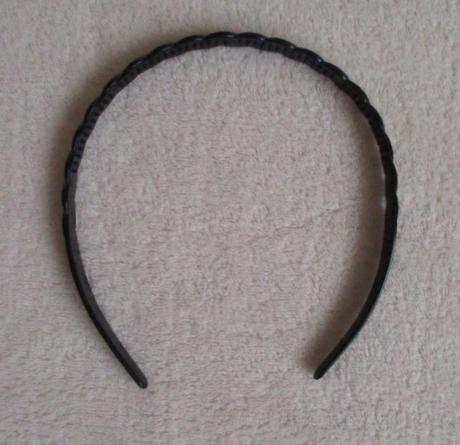 Dívčí čelenka plastová černá, 