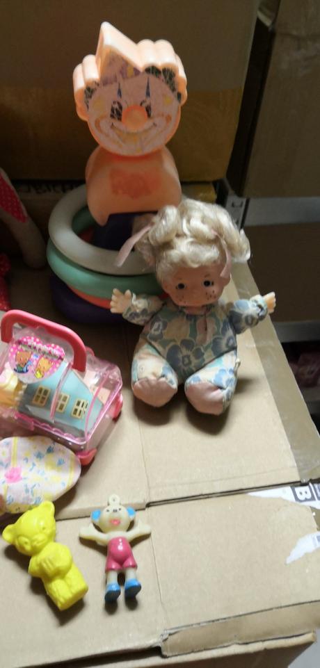 Retro hračky set žehlička,