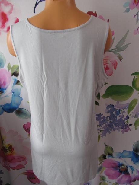 Dámský viskozový elastický top s pajetkami, bonprix,46