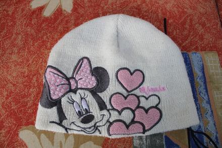 Dívčí čepice - čepička minnie vel. 86 - 92, disney,86