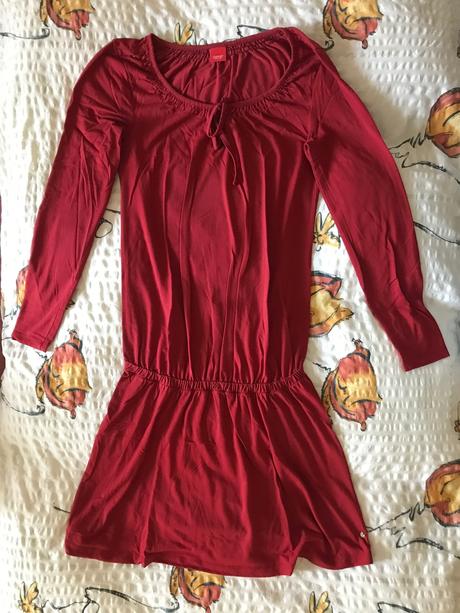 Těhotenské džíny + šaty esprit, bonprix,36