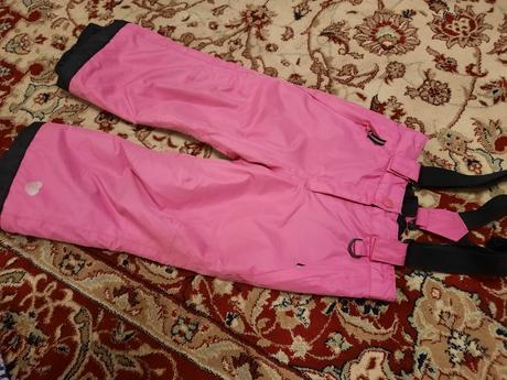 Dívčí oteplovačky, lyžařské kalhoty, lupilu,98