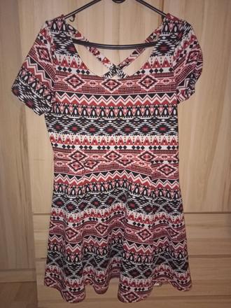 Dámské letní šaty krátký rukáv vel. 44/xl, h&m,xl