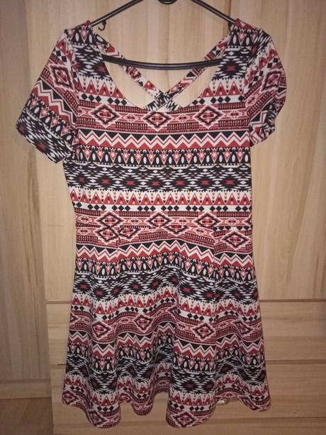 Dámské letní šaty krátký rukáv vel. 44/xl, h&m,xl