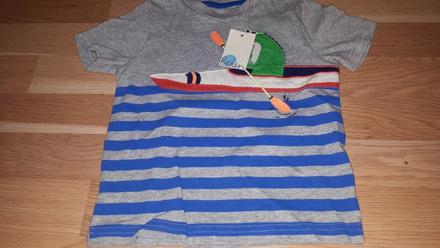 Šedé tričko s krokodylem 104 miniboden, mini boden,104