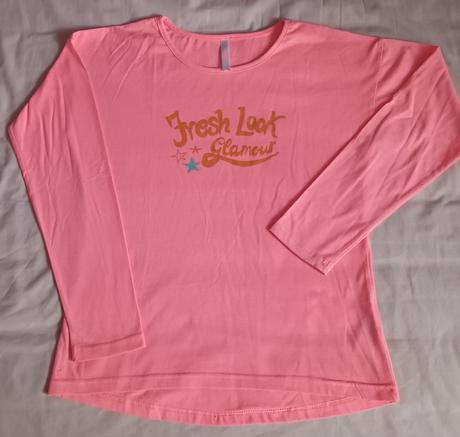 Dívčí triko dlouhý rukáv lososové lewro, lewro,164