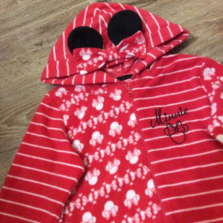 Jemný fleece overal s myškou minnie, disney,116
