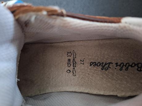 Dětské boty vel. 27 značky bobbi shoes., bobbi shoes,27
