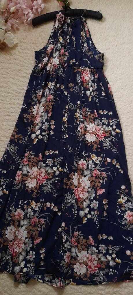 Shein květinové dlouhé šaty, l