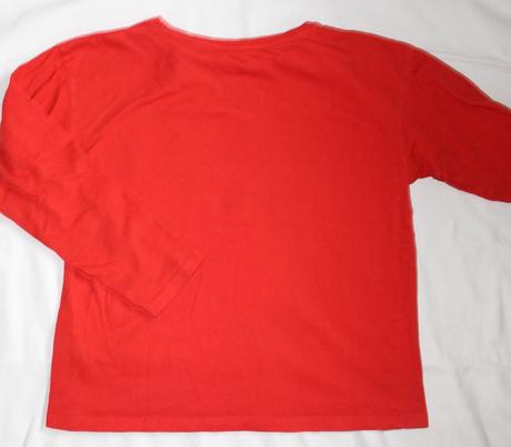 Po63. jasně červené tričko 9-10 let, h&m,140