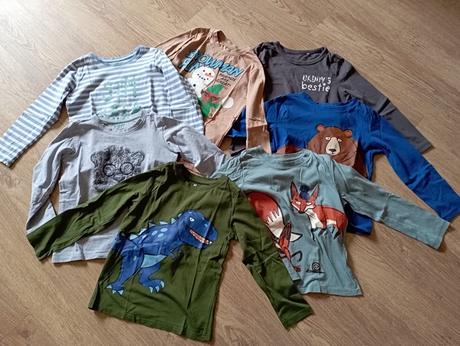 Sada triček hm a happy kids by tchibo vel. 110/116, h&m,110