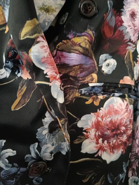 Květované sako, h&m,38