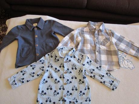 3x pěkná bavl. košile, dl. rukáv, vel. 2x 74+1x80, disney,74