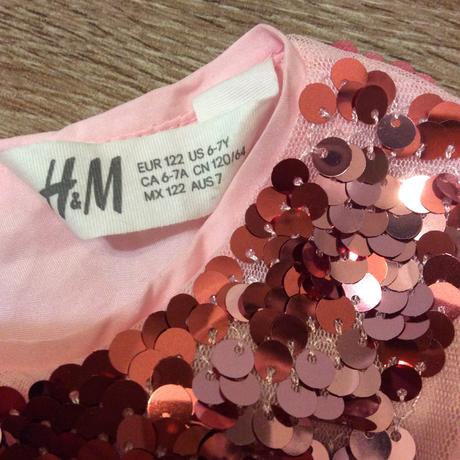 Slavnostní šaty s překlápěcími flitry h&m, h&m,122
