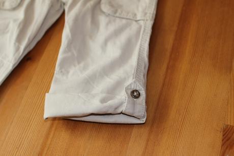 Bavlněné roll-up letní kalhoty, f&f,86