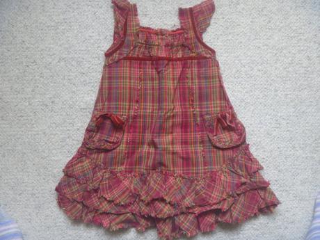 Červené kárované šaty zn. marks & spencer vel. 86, marks & spencer,86