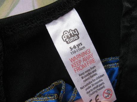 Kostým na karneval-šaty malá čarodějka,