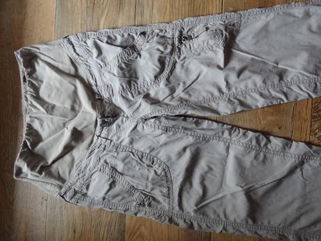 Vel.36/38, vel.s, h&m, těhotenské plátěné kalhoty, h&m,s