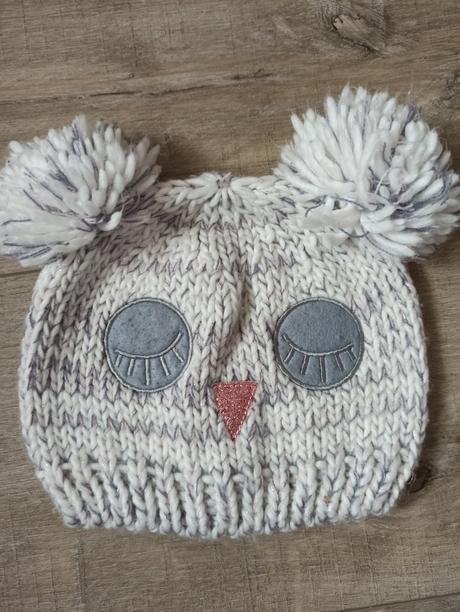 Zimní čepice se sovičkou, matalan,86