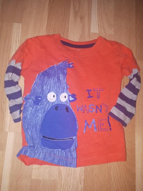 Červené tričko s příšernou 86 bluezoo, bluezoo,86