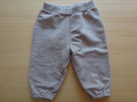 Tepláčky šedé s očima, vel. 74, 74