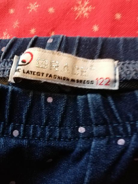 Kalhoty dívčí elastické, vel. 122., grace,122