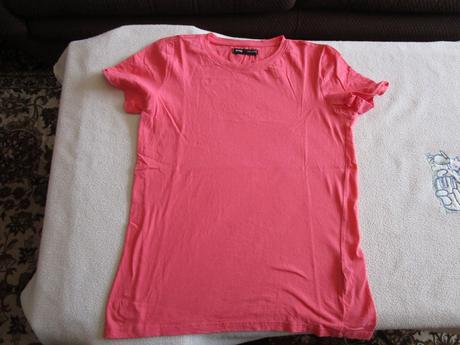 Pěkné oranžové bavl. tričko, kr.rukáv, vel. xxs, sinsay,xs