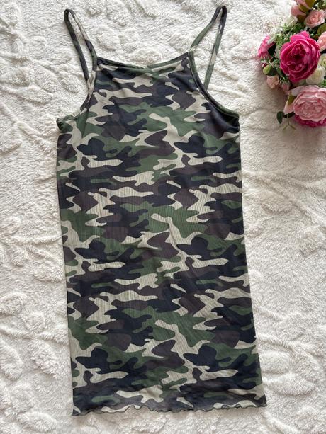 Šaty maskačové barvy - v.10-11 let, primark,146