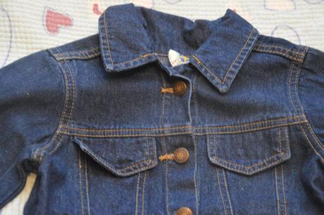 116 džínová bavlněná bunda, 116