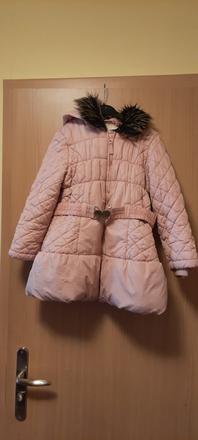 Dívčí zimní bunda, značka neuvedena, vel 7-8 let., 122