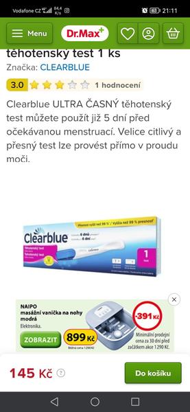 Kdy časný těhotenský test ukazuje výsledek po pohlavním styku?