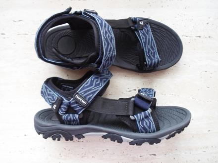 Modré černé boty sandály, 41