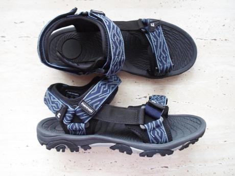 Modré černé boty sandály, 41