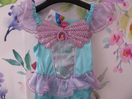 Kostým na karneval-malá mořská víla ariel,