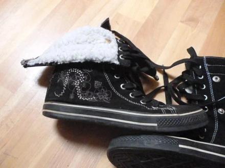Tenisky s kožíškem vel.40, 40