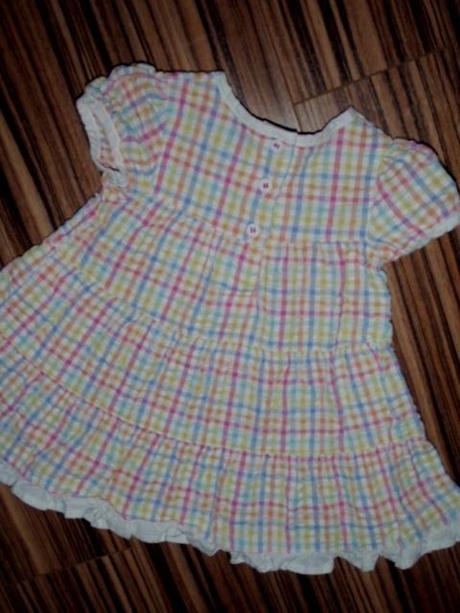 Krepové šaty a vyšívané růžové lacl kraťásky, debenhams,62