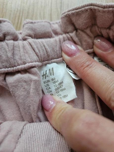 Podšité kalhoty h&m, vel. 86, h&m,86