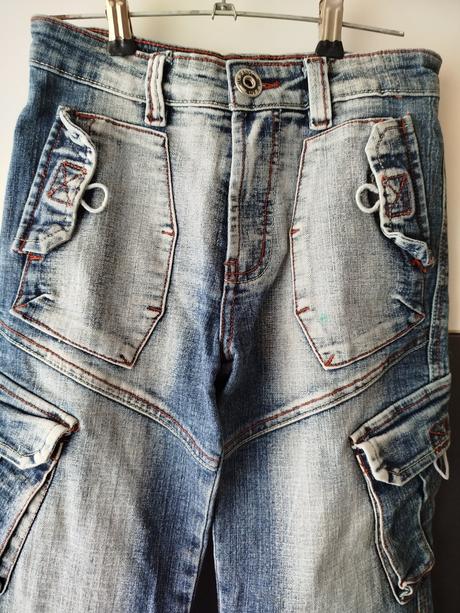 Džíny zn. mk jeans vel.140, 140