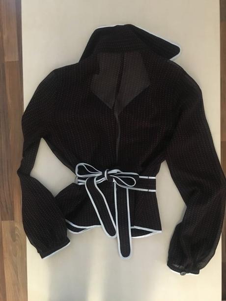 Puntík halenka s páskem, vel s-m, hm, h&m,m