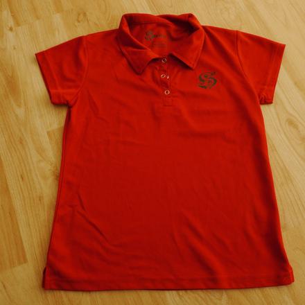 Sportovni cervene tricko s limeckem vel.140, 140