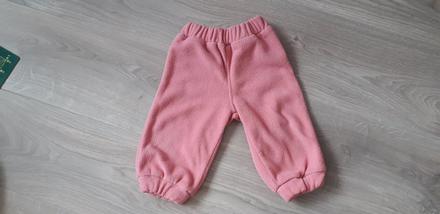 1377 - fleesové tepláčky, baby club,74