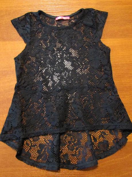 Krásná krajková tunika vel 128, 128