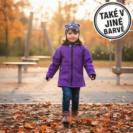 Softshellový kabátek s fleecem, 80 - 152