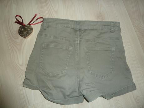 Khaki šortky, h&m,164