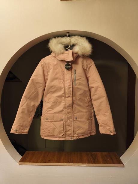 Pudrová zimní bunda parka kabátek reserved, reserved,164 / s / xs