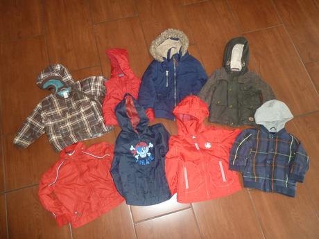 Výprodej - balíky klučičích bund kus 25,-kč, 