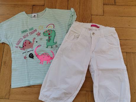 Tričko a šortky kraťasy vel. 116, palomino,116
