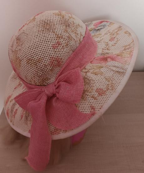 Letní klobouček dámský s mašlí,